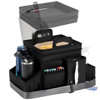 Car Organizer Collapsible Insulated Cooler Warmer Cup Holders Storage