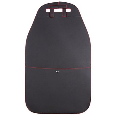 2 Pack Kick Mat Car Seat Protector Waterproof Easy Clean PU Leather Travel Organizer