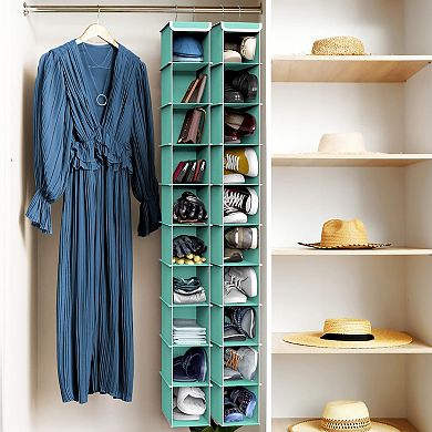 10 Shelves Hanging Organizer Closet Storage