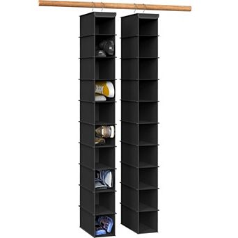 10 Shelves Hanging Organizer Closet Storage