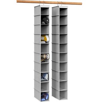 10 Shelves Hanging Organizer Closet Storage