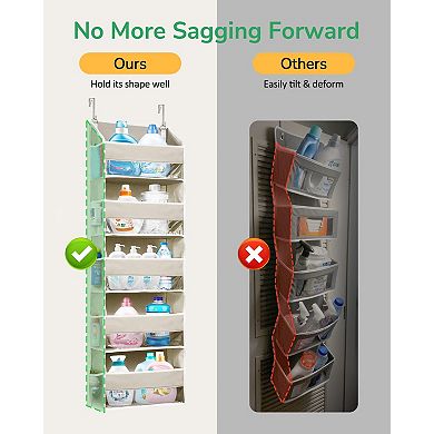 Over The Door Organizer Extra Large Hanging Storage 10 Mesh Pockets 100 Lbs Capacity Heavy