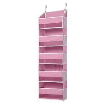 Over The Door Organizer Extra Large Hanging Storage 10 Mesh Pockets 100 Lbs Capacity Heavy