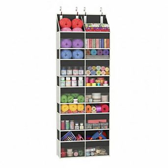 5 tier Over The Door Hanging Yarn Storage Organizer Large Capacity For Knitting Crochet