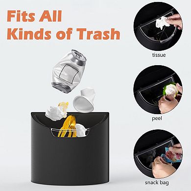 Leakproof Car Trash Can Waterproof Removable Liner Dual Layer Compact Multipurpose