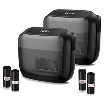 Car Trash Can with Lid, 60 Bags, Multifunctional Compact Leak-Proof Bin for Vehicle Home Office