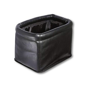 Leather Car Trash Can Luxury Organizer Leakproof Waterproof Durable AllinOne Container