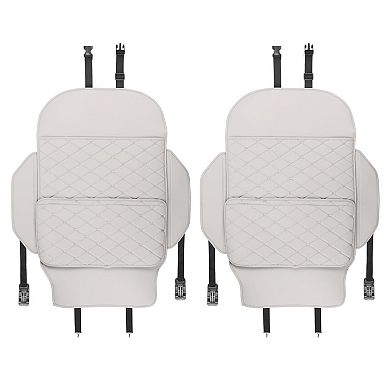 Kick Mat Seat Protector with Large Storage Pocket Easy Clean Universal Fit for Car SUV Truck