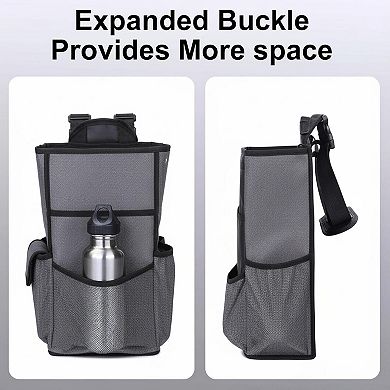 Car Front Seat Organizer Hanging Storage Multiple Pockets Laptop Compartment Durable Travel