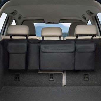 Car Trunk Organizer Backseat Hanging Large Capacity 1680D Fabric Space-Saving SUV Hatchback Minivan