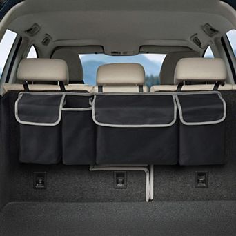 Car Trunk Organizer Backseat Hanging Large Capacity 1680D Fabric Space-Saving SUV Hatchback Minivan