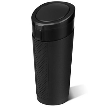 Car Trash Can Mini Leakproof Vehicle Bin Cup Holder One Handed Use Storage