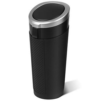 Car Trash Can Mini Leakproof Vehicle Bin Cup Holder One Handed Use Storage