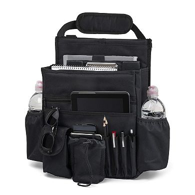 Car Front Seat Organizer Updated Laptop Tablet Storage Stable Straps Comfort Carry Durable