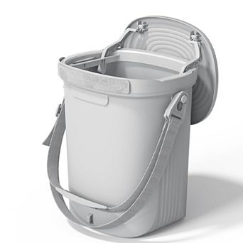 Leakproof Soft Silicone Car Trash Can 1.9 Gallon Hanging Lid Easy Clean Foldable For All Vehicles