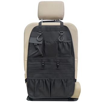 Car Seat Organizer Heavy Duty Multiple Pockets Universal Fit Anti Swing 900D Oxford