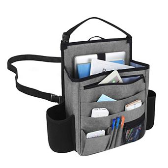 Car Front Seat Organizer Laptop/Tablet Storage, Adjustable Straps, Heavy Duty Nylon
