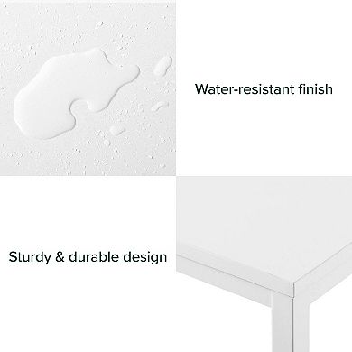 Modern Style Computer Workstation Desk Sturdy Easy Assembly