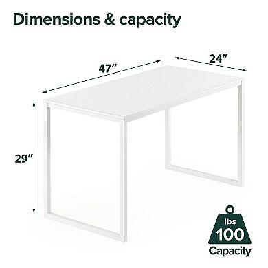 Modern Style Computer Workstation Desk Sturdy Easy Assembly