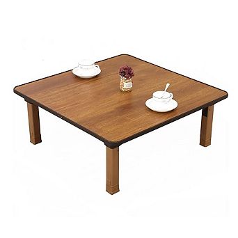 Japanese-style Foldable Square Low Table MDF Multi-function for Tatami Bay Window