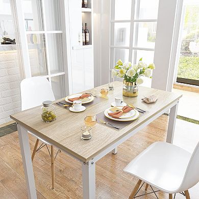 Modern Sturdy Computer Desk Multifunction Writing Workstation Dining Table