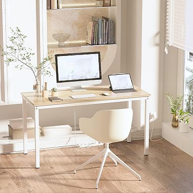 Modern Sturdy Computer Desk Multifunction Writing Workstation Dining Table