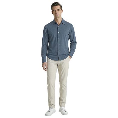 Offleisure Men's Mélange Seamless Long Sleeve Shirt