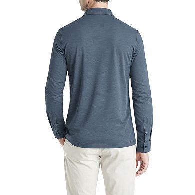 Offleisure Men's Mélange Seamless Long Sleeve Shirt