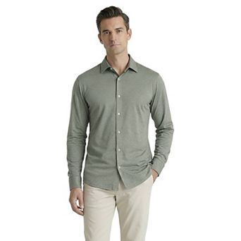 Offleisure Men's Mélange Seamless Long Sleeve Shirt