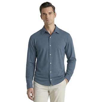 Offleisure Men's Mélange Seamless Long Sleeve Shirt