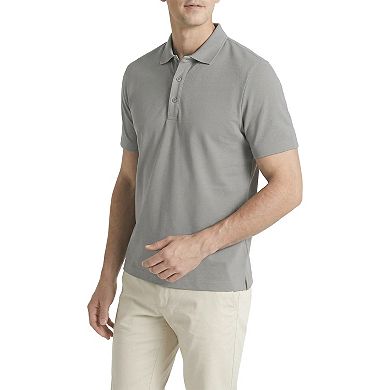 Offleisure Men's Slim Fit Seamless Polo Shirt