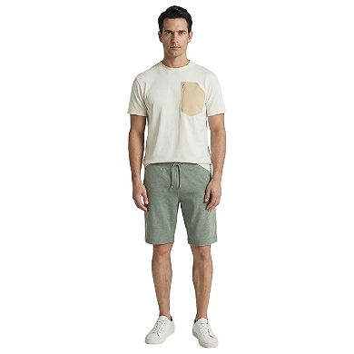Offleisure Men's Jersey Short Sleeve Tee with Zip Pocket