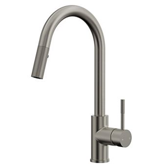 16 in Height 360° Spout Swivel Single Handle Pull Out 2-Sprayer Kitchen Faucet
