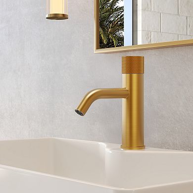 7 in. Height Low-Arc Single Handle Single Hole Vessel Sink Faucet w/ Spot Resist