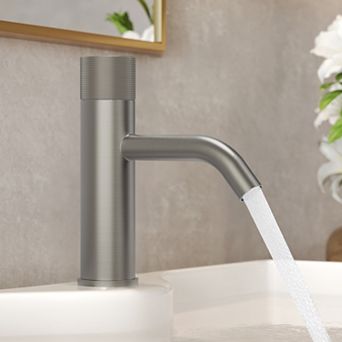 7 in Height Low-Arc Single Handle Single Hole Vessel Sink Faucet w/ Spot Resist