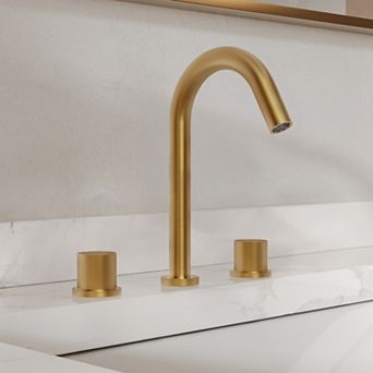 High Arc 8-Inch Widespread Double Handle Bathroom Faucet