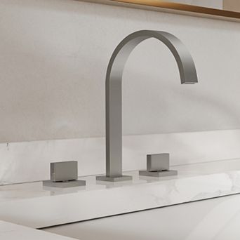 8-Inch Widespread Dual-Handle High-Spout Bathroom Faucet