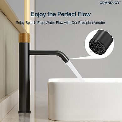 12 in. Height Mid-Arc Single Handle Single Hole Vessel Sink Faucet Spot Resist