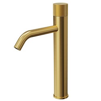 12 in Height Mid-Arc Single Handle Single Hole Vessel Sink Faucet Spot Resist