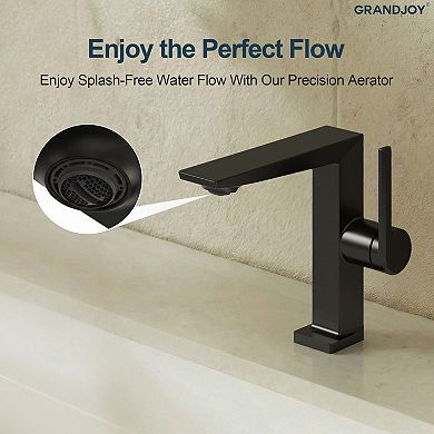 Waterfall 7 in. High 1-Handle Bathroom Basin Vessel Sink Faucet 1.2 GPM