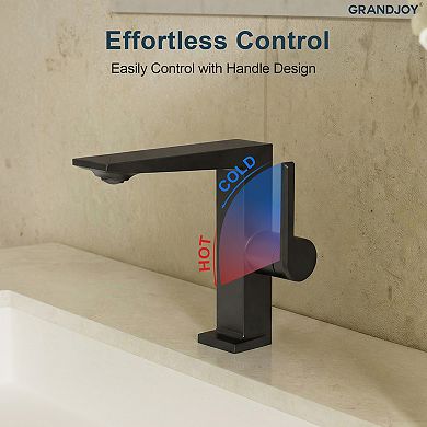 Waterfall 7 in. High 1-Handle Bathroom Basin Vessel Sink Faucet 1.2 GPM