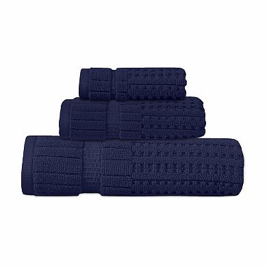 Home Weavers Willow Bath Towels Set, Cotton Zero Twist, 630 GSM Soft, Absorbent, Quick Dry