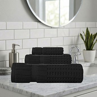Home Weavers Willow Bath Towels Set, Cotton Zero Twist, 630 GSM Soft, Absorbent, Quick Dry