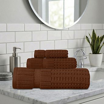 Home Weavers Willow Bath Towels Set, Cotton Zero Twist, 630 GSM Soft, Absorbent, Quick Dry