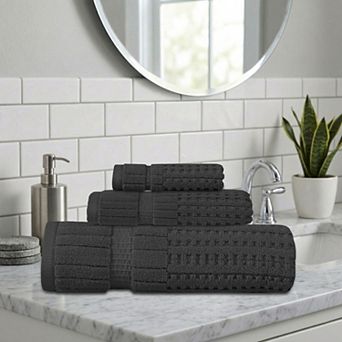 Home Weavers Willow Bath Towels Set, Cotton Zero Twist, 630 GSM Soft, Absorbent, Quick Dry