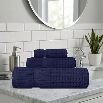 Home Weavers Willow Bath Towels Set, Cotton Zero Twist, 630 GSM Soft, Absorbent, Quick Dry
