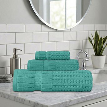 Home Weavers Willow Bath Towels Set, Cotton Zero Twist, 630 GSM Soft, Absorbent, Quick Dry