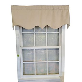Slub Duck Regal 3" Rod Pocket Lining Luxurious And Elegant Window Treatment Valance