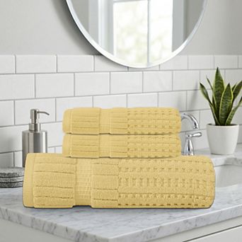 Home Weavers Willow Bath Towels Combo, Cotton Zero Twist, 630 GSM Soft, Absorbent, Quick Dry