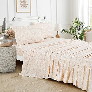 Vintage Floral Comforter Set with Sheets